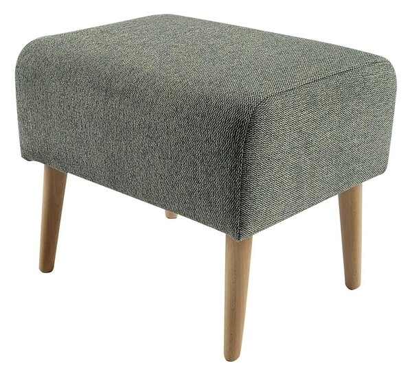 Taburet SAMY, stofa clasica verde menta, 42x52x43 cm