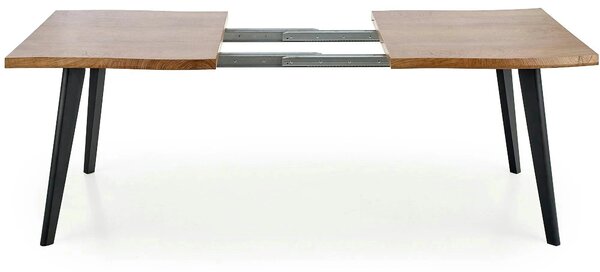 Masa extensibila bucatarie DICKSON, stejar natural, 120-180x80x75 cm