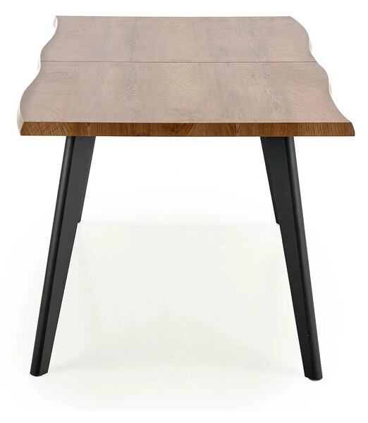 Masa extensibila bucatarie DICKSON, stejar natural, 120-180x80x75 cm