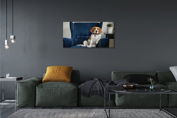 Tablouri canvas câine ședinței
