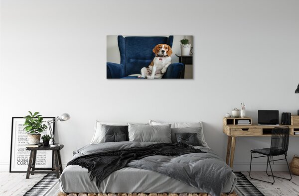 Tablouri canvas câine ședinței