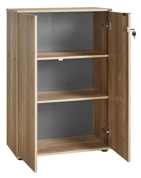Biblioteca Adore Rio, 2 usi cu cheie, 3 rafturi, 72 x 109 x 34 cm