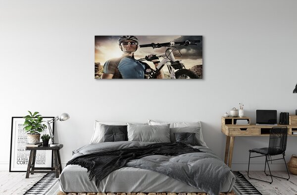 Tablouri canvas nori biciclete Ciclist