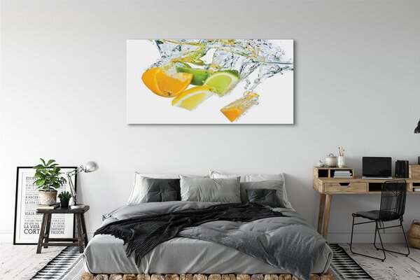 Tablouri canvas citrice apă