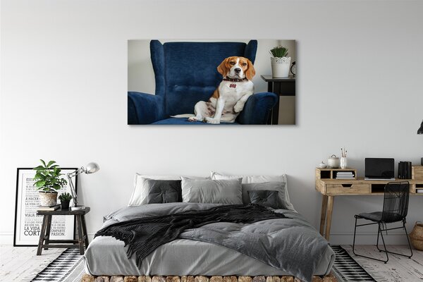Tablouri canvas câine ședinței