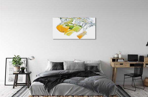 Tablouri canvas citrice apă