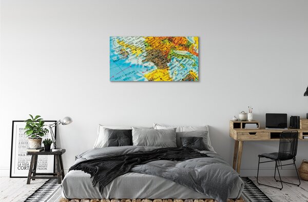 Tablouri canvas Globe hartă