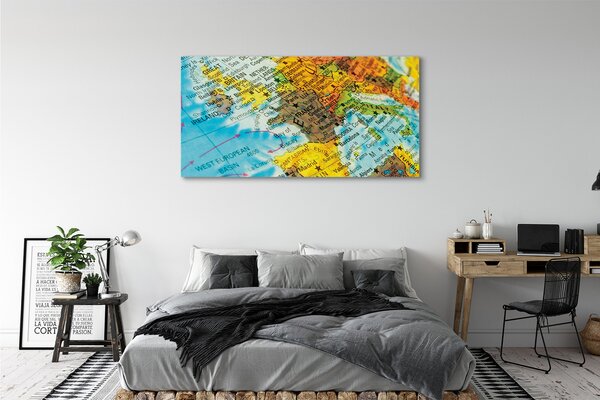 Tablouri canvas Globe hartă