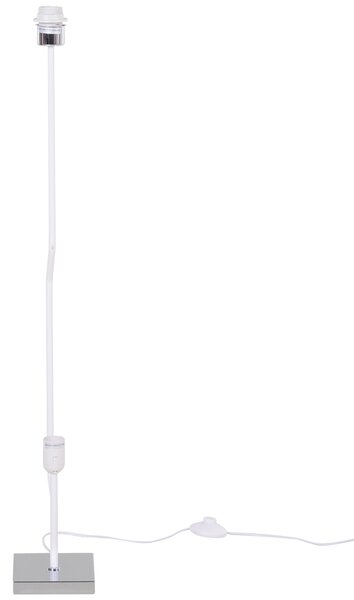 HOMCOM Lampă de Podea cu Design Modern pentru Living, 14x14x120 cm, Alb | Aosom Romania