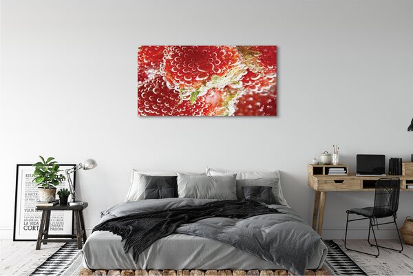 Tablouri canvas căpșuni umede