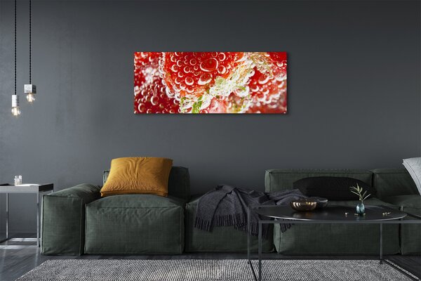 Tablouri canvas căpșuni umede