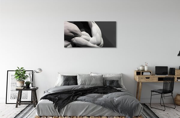 Tablouri canvas Mușchi alb-negru