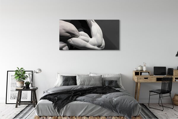 Tablouri canvas Mușchi alb-negru