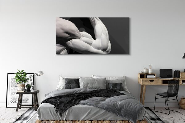 Tablouri canvas Mușchi alb-negru