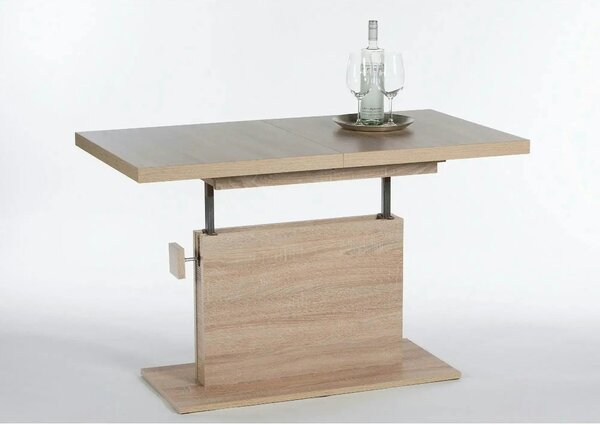 Masuta cafea Monaco, stejar sonoma, PAL, 160x67x76 cm