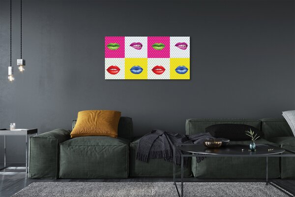 Tablouri canvas buzele colorate