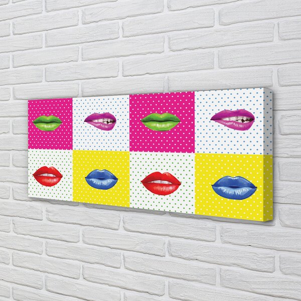 Tablouri canvas buzele colorate