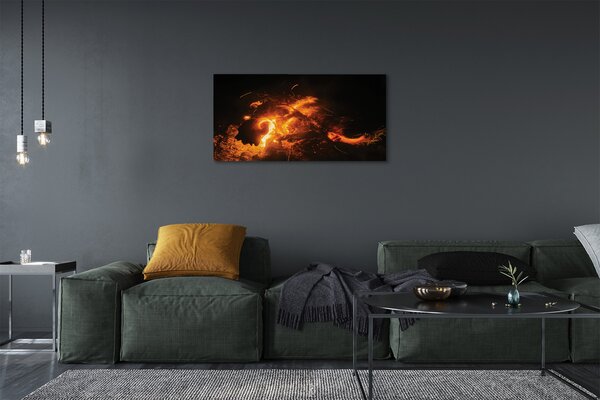 Tablouri canvas Dragon de foc