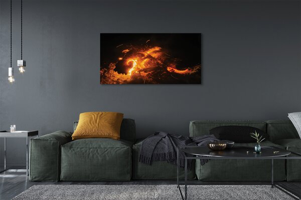 Tablouri canvas Dragon de foc