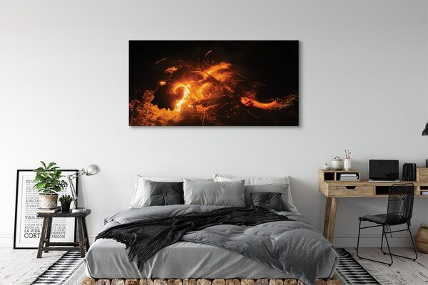 Tablouri canvas Dragon de foc