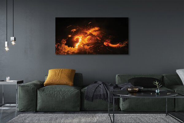 Tablouri canvas Dragon de foc