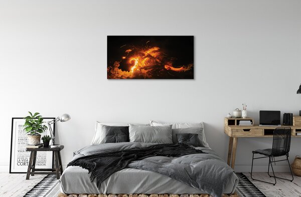 Tablouri canvas Dragon de foc
