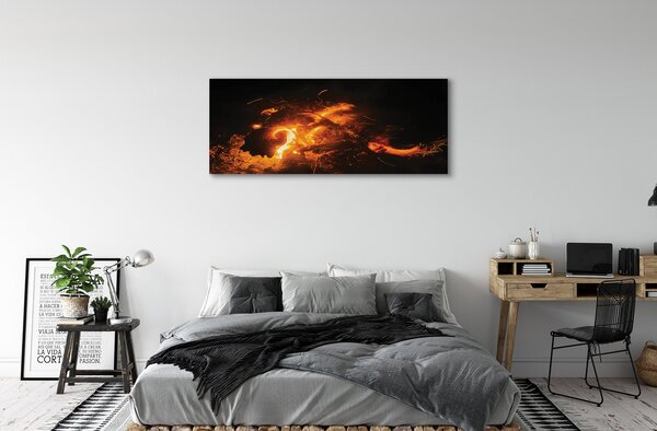 Tablouri canvas Dragon de foc