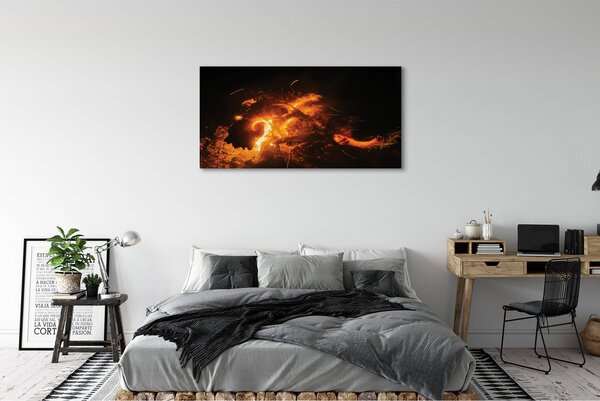 Tablouri canvas Dragon de foc