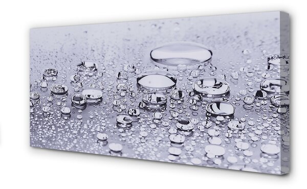 Tablouri canvas Picături de apă macro