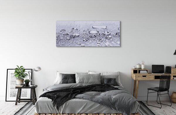 Tablouri canvas Picături de apă macro