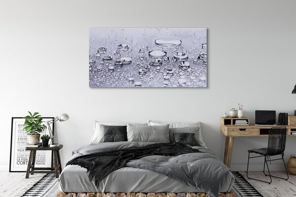 Tablouri canvas Picături de apă macro