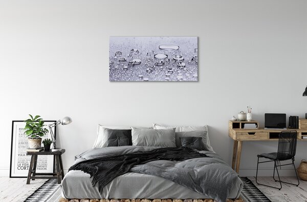 Tablouri canvas Picături de apă macro