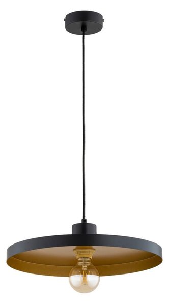 Pendul pe cablu ETERI 1xE27/15W/230V negru/auriu