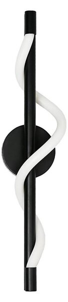 Aplica LED de perete MELECA, 12 W, 230 V, 3000/4000/6000 K, negru