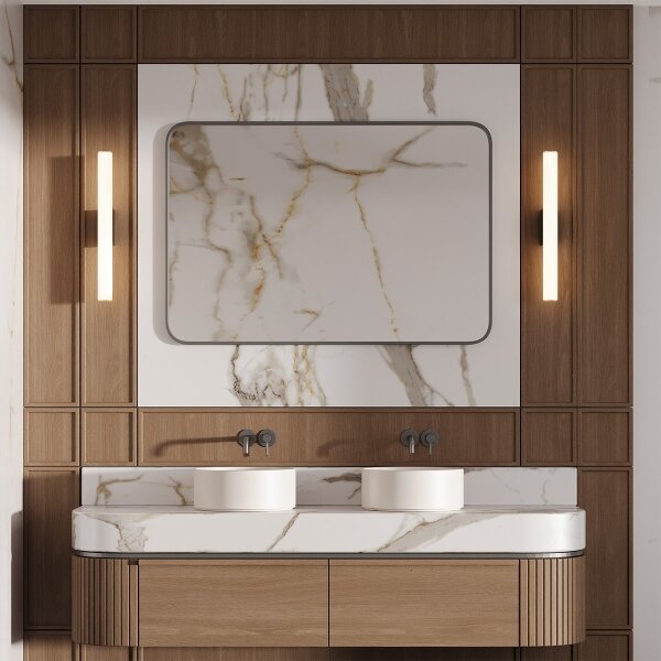 LINEA Lampă LED pentru oglindă de baie/12W/230V 3000/4000/6000K IP44 61 cm auriu