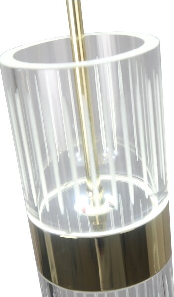 Lustră LED pe cablu AMBIENTE 3xLED/6W/230V 3000/4000/6000K aurie