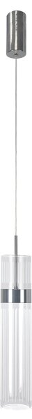 Lustră LED pe cablu AMBIENTE LED/6W/230V 3000/4000/6000K crom lucios