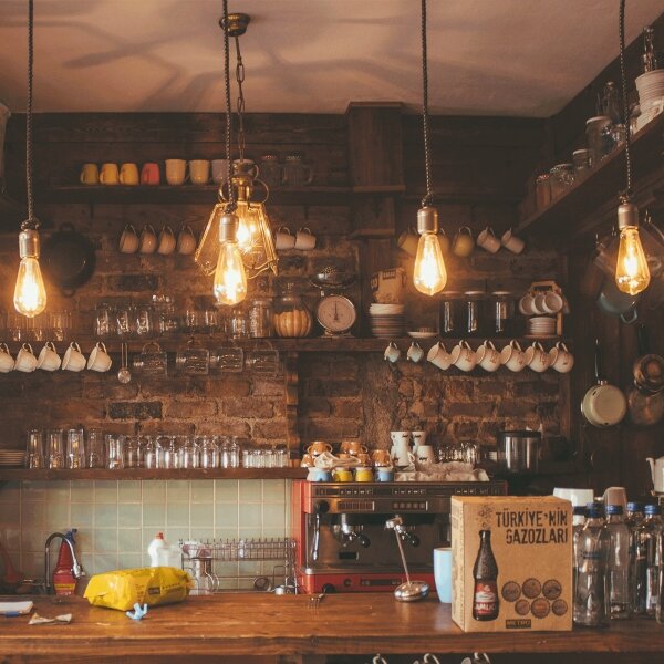 Bec LED Vintage ST64 E27, 12W, 230V, 2200K - Aigostar