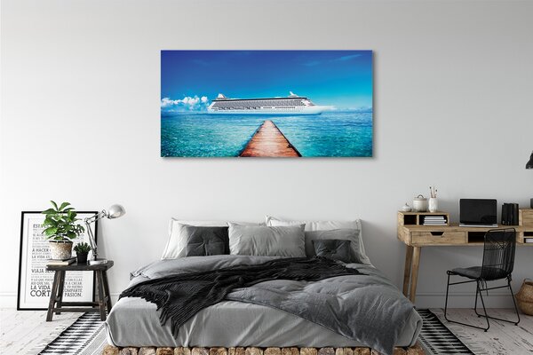 Tablouri canvas Nava mare cer de vară
