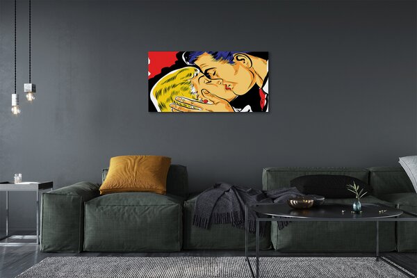 Tablouri canvas Oamenii sărut