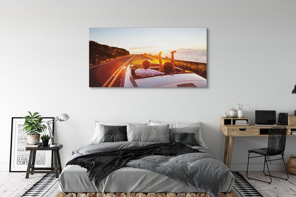 Tablouri canvas Modul în care oamenii cer auto