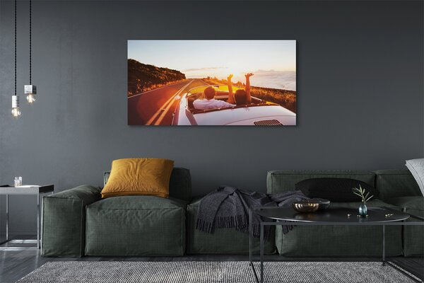 Tablouri canvas Modul în care oamenii cer auto
