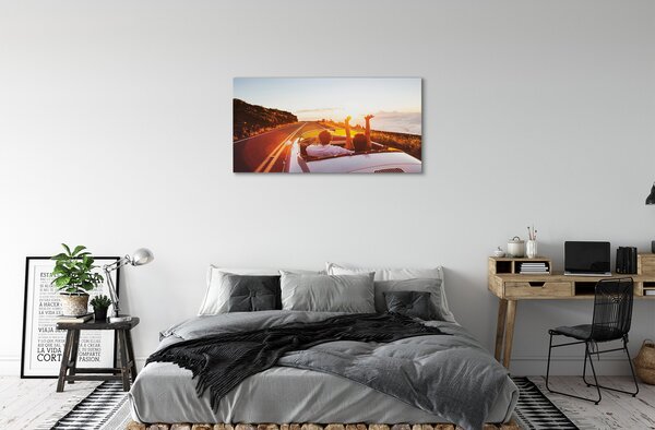 Tablouri canvas Modul în care oamenii cer auto