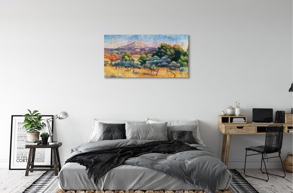 Tablouri canvas Arta pictat vedere tomnatic