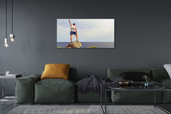 Tablouri canvas Omul cer mare