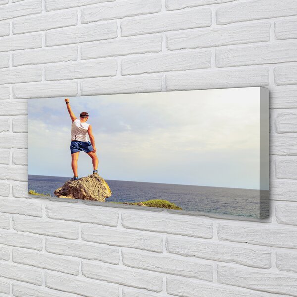 Tablouri canvas Omul cer mare