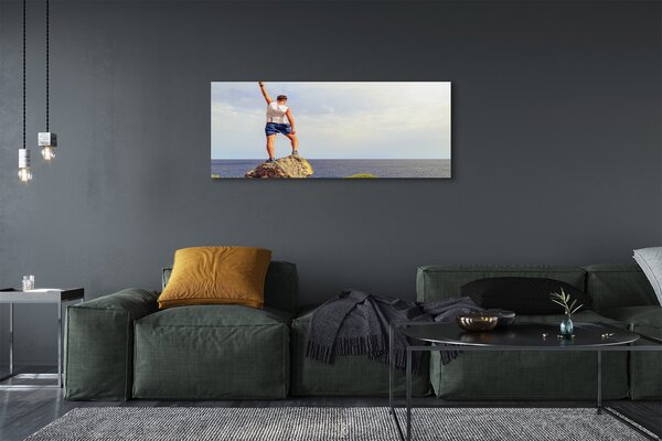 Tablouri canvas Omul cer mare