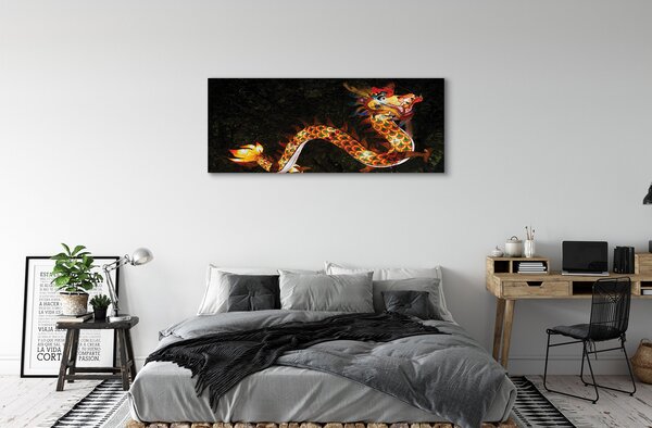 Tablouri canvas dragon japonez iluminat