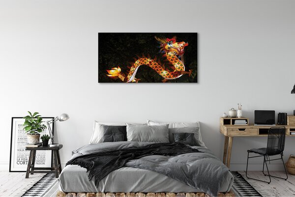 Tablouri canvas dragon japonez iluminat