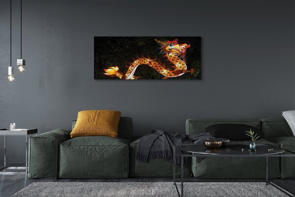 Tablouri canvas dragon japonez iluminat
